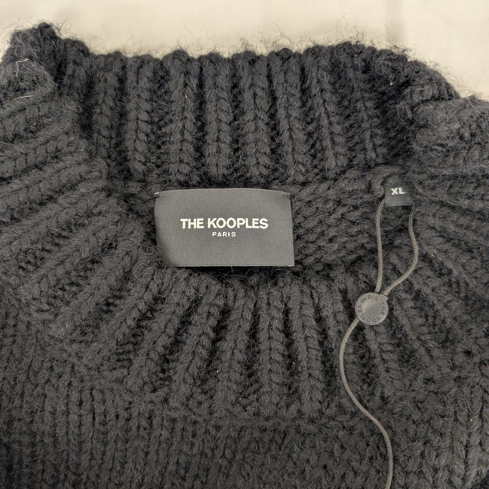The Kooples Charcoal Crewneck Sweater - Picture 3 of 8